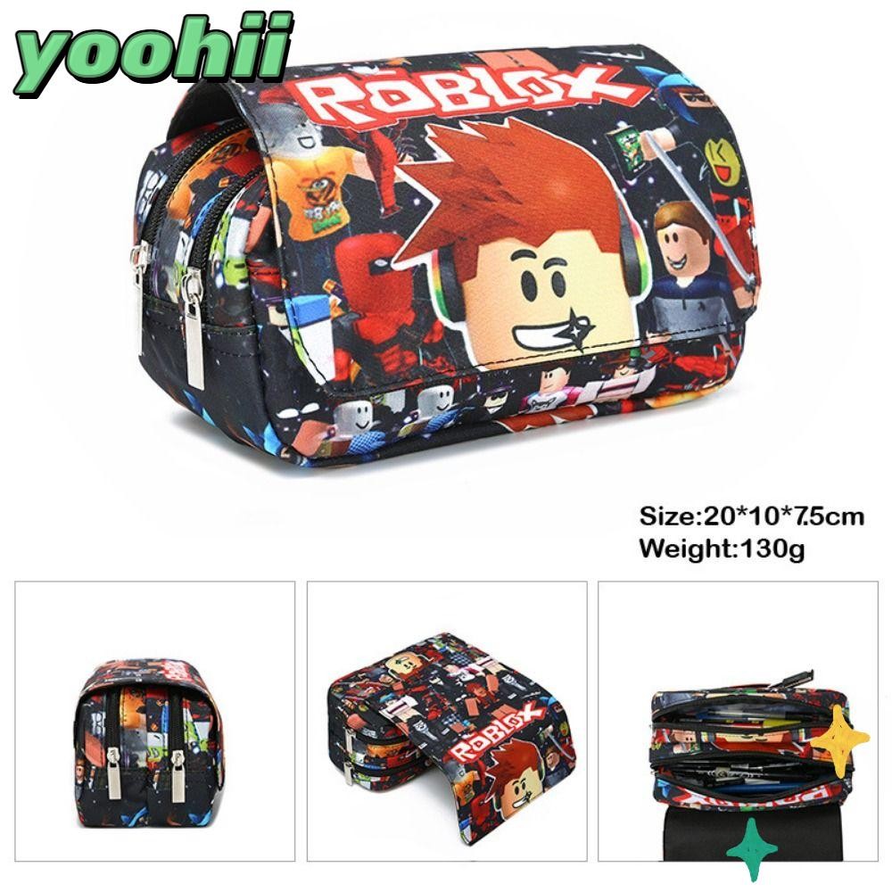 YOOHII พร้อมส่ง กล่องดินสอ Roblox ใส่ เครื่องเขียน ดินสอ กล่องดินสอการ์ตูน