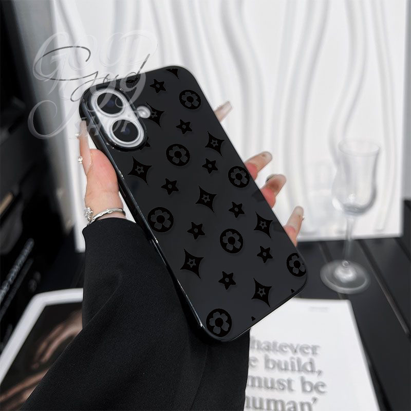 ❤️GOOD❤️เคสไอโฟน16/11/12/13/14/15 Pro max เคสไอโฟน 13 หรูหรา Black Shell Case For iPhone 11,12,13,12PM,13PM,14PM,15