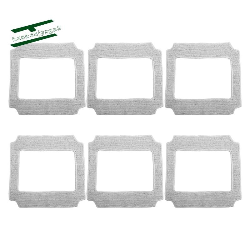 6PCS ทําความสะอาดหน้าต่างหุ่นยนต์ Mop ผ้าทําความสะอาด Rag ผ้าเช็ดตัวผ้าฝุ่นผ้าทําความสะอาดสําหรับ YW