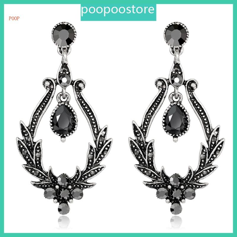 Fashion Rhinestones Retro Bohemian Ethnic Antique  Earrings Dangl