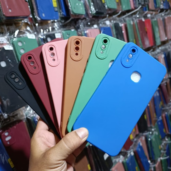 Vivo V9 / Y85 Softcase Pro Camera Silicone my Casing Macaron