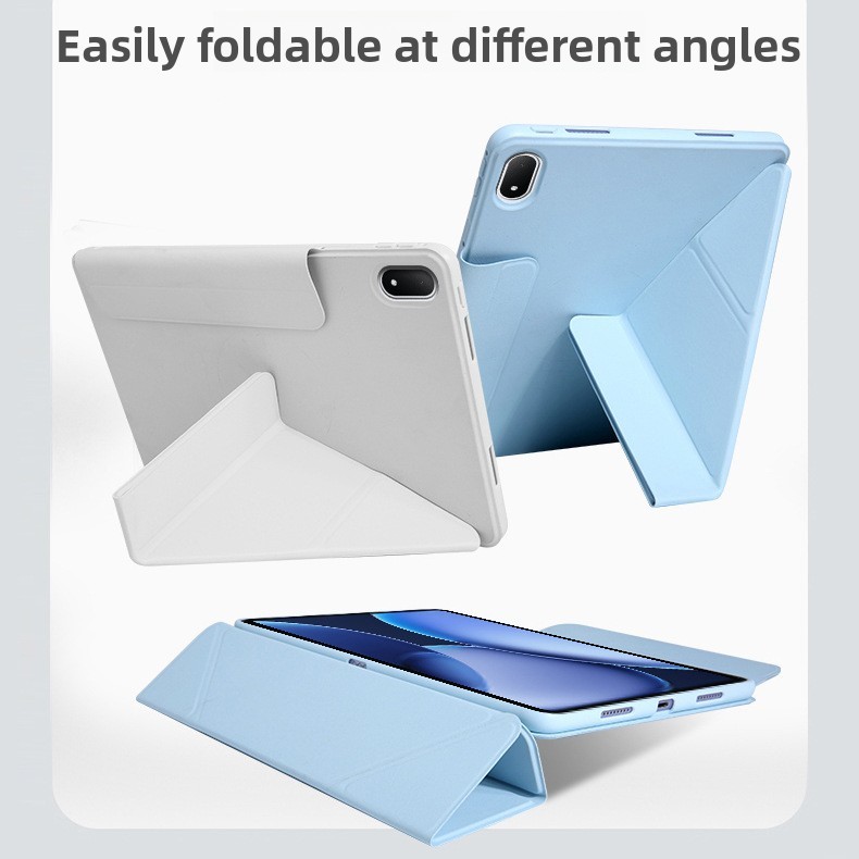 2025 ใหม่สําหรับ OPPO Pad SE Pad4 Pro Pad3 Pro Pad3/Pad2 Pad Air2/Neo Pad Air Pad11 OnePlus Pad 3/2 Pro Pad Pro12.1 Pad Go 3 + Y พับแม่เหล็กหัวเข็มขัด TPU ป้องกันหนัง ราคา ถูกที่สุด ดีลบีเคเค แกลเลอรีภาพที่ 4