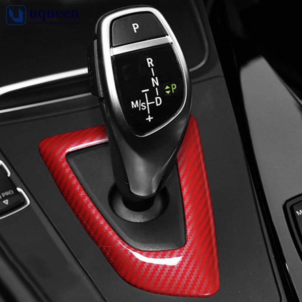 UQUEEN รถคาร์บอนไฟเบอร์เกียร์ Shift กรอบสําหรับ BMW 1 2 3 4 5 Series F20 F21 F22 F23 F30 F34 F35 F32