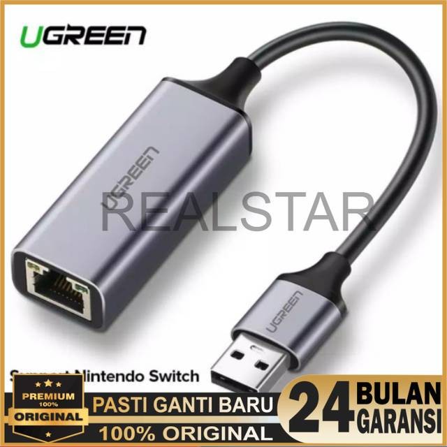 การ์ด Ugreen Lan 50922 Usb to Lan Rj45 Ethernet Gigabit - การ์ดเครือข่าย Ugreen Lan Usb 3.0 1000mbps