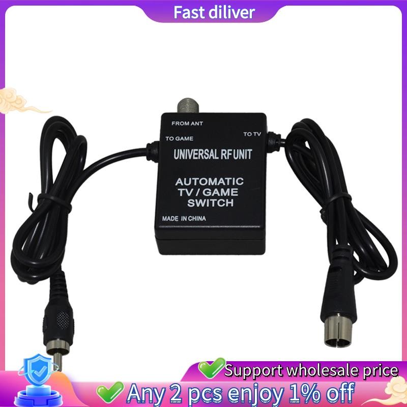 3 in 1 Universal RF Unit Adapter Cable สวิตช์เกมทีวีอัตโนมัติสําหรับ SNES สําหรับ
