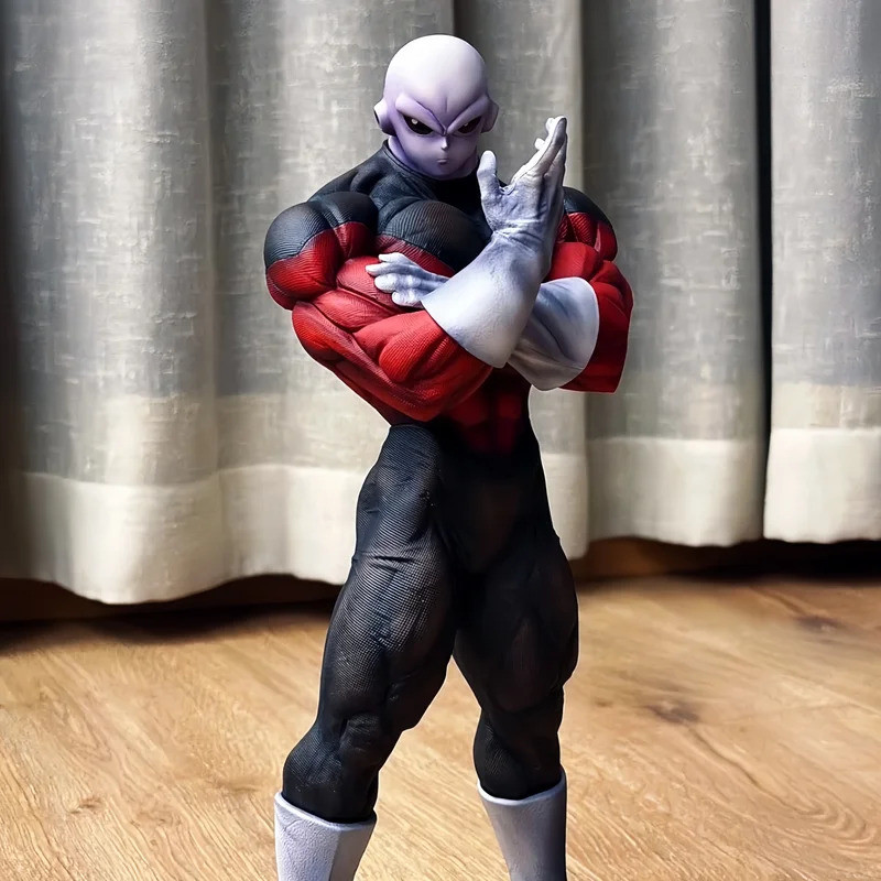 25cm Dragon Ball Super Gk Jiren Three Arm Interchangeable Anime Figure Model Statue Desktop Decorati