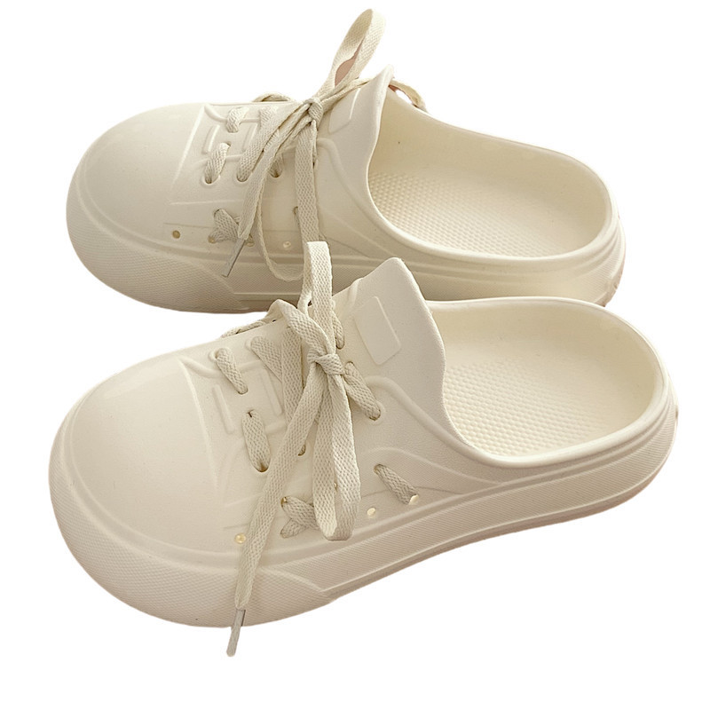 XIXITIAO รองเท้าแตะลําลองรองเท้าแตะสบาย EVA Soft Sole 2025 รองเท้าแตะผู้หญิงแบบสวมสไตล์ใหม่