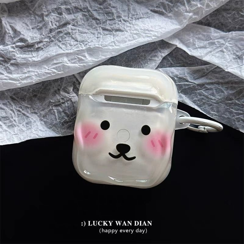 แว่นตา jokebear airpods 4/3/2/1หูฟังกรณี airpodspro2ซิลิโคนป้องกันการวางฝาครอบป้องกัน - รูปที่ 4