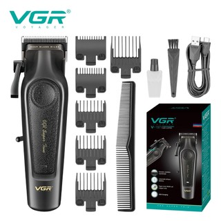 VGR V-197 Hair Clipper 7000RPM DLC Blade Low Noise Ceramic Blade Hair Cutting V197 Mesin Rambut