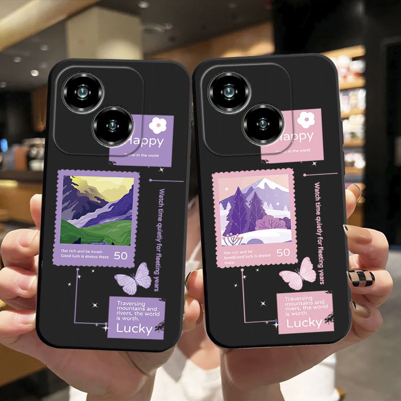 สําหรับ ZTE ใบมีด A35E A75/ZTE A35 A55 กรณีแฟชั่นการ์ตูนซิลิโคนอ่อนนุ่มกันกระแทกสําหรับ ZTE A35E A35