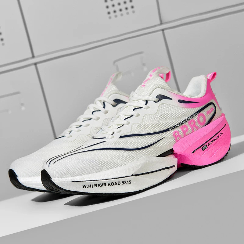 รองเท้าวิ่ง Tenis แบบสบาย แผ่นคาร์บอน มาราธอน สำหรับผู้ชาย กีฬา ระบายอากาศ น้ำหนักเบา สบาย สำหรับผู้หญิง รองเท้าผ้าใบกันลื่น 1IYU