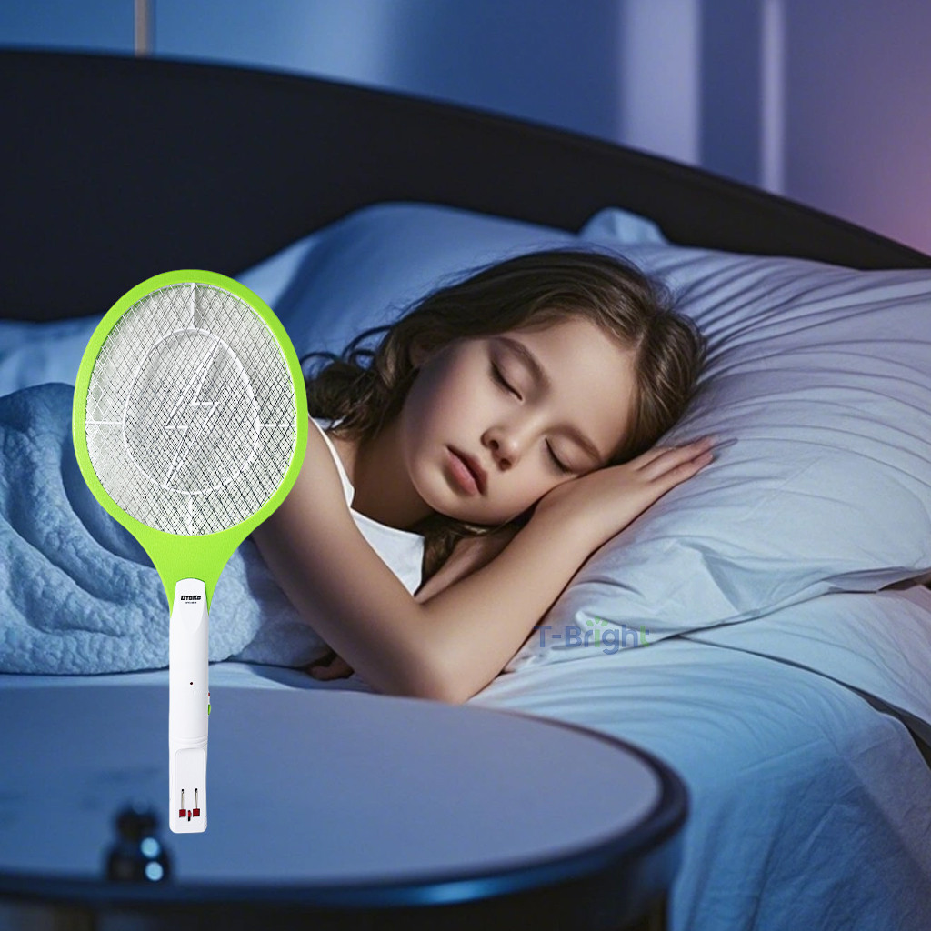 ไม้ตียุงไฟฟ้า ช็อตแรง 3500V ช็อตยุงและแมลงวันได้ ชาร์จไฟบ้าน ไฟเต็มทนทาน20วัน 3ชั้นเซฟตี้ เครื่องดักยุงเครื่องไล่ยุง - รูปที่ 6