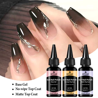 MTSSII 30ml ฐานเจล Top Coat Function เจลโปแลนด์ Soak Off UV Vernis กึ่งถาวรเล็บเล็บเจลเคลือบเงาเล็บ Art
