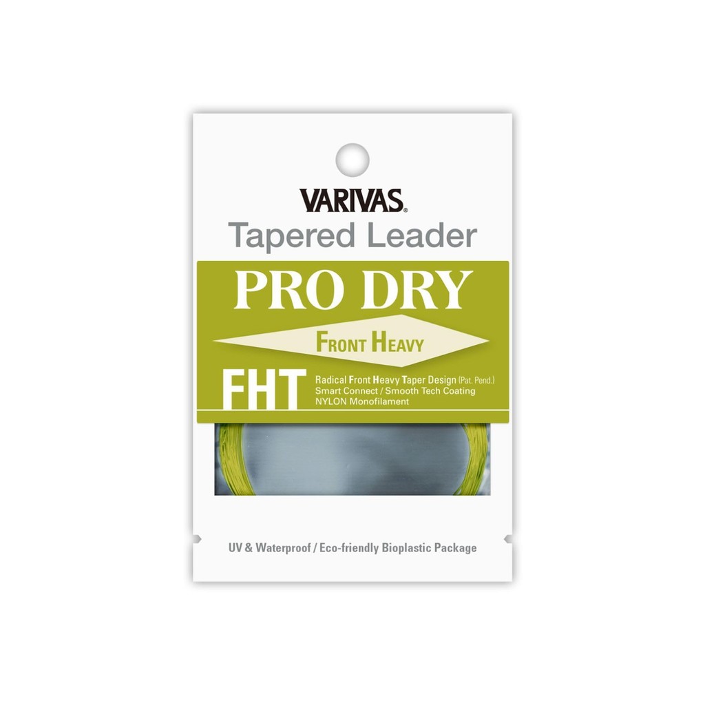 VARIVAS Tapered Leader Pro Dry FHT 11ft 7X TL-42