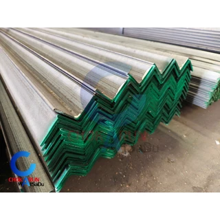 Steel เหล็กฉากดำ 1 1/2 นิ้ว 40mm SS400 มอก. ความหนา 3 , 4 , 5 มิล ตัดแบ่ง 20 - 150 cm - เหล็กฉาก