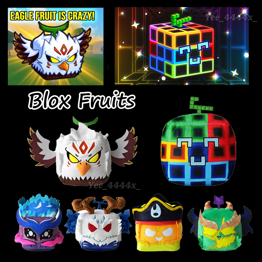 Eagle Blox Fruits Plush Toy Creation Fruit in Blox Fruit Game อุปกรณ์ต่อพ่วง Eagle and Creation Frui