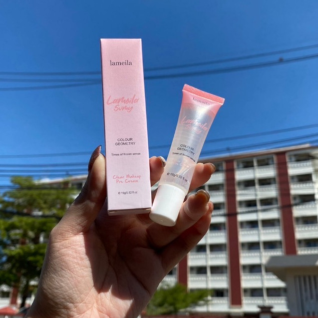 Lameila:ไพรเมอร์เนื้อแมตต์ สําหรับทาก่อนลงรองพื้น ควบคุมความมัน รูขุมขน เบลอรูขุมขน แต่งหน้า-SR-shop