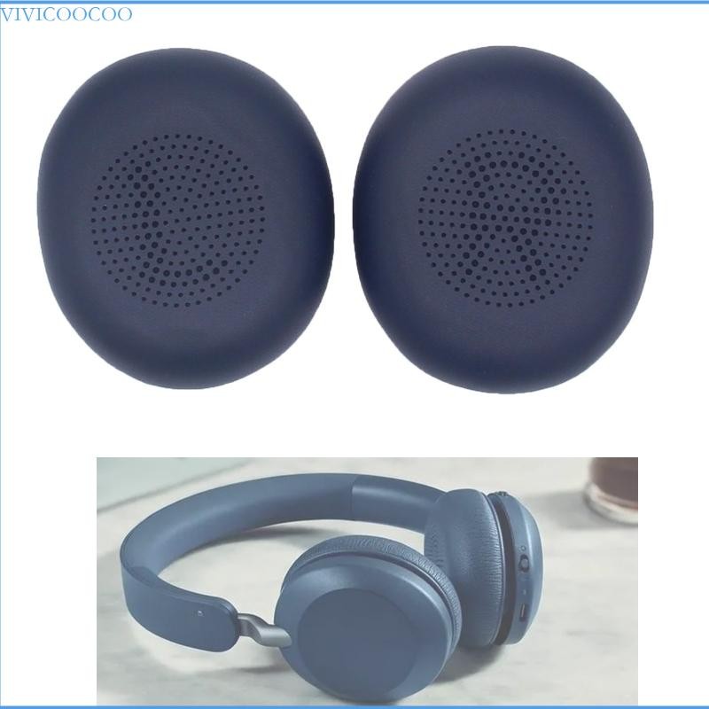 VIVI 2x แผ่นรองหูฟังเบาะหนังโปรตีนสําหรับ Elite 45h Evolve 2 65 Evolve2 65