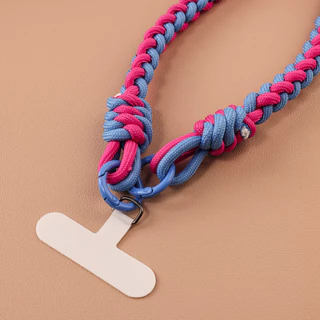 เชือกถักบิด สายคล้องเคสโทรศัพท์มือถือ/สายคล้องขวดน้ำ/สายคล้องกล้อง/เชือกปีนเขากลางแจ้งแบบเฉียง-SJPS