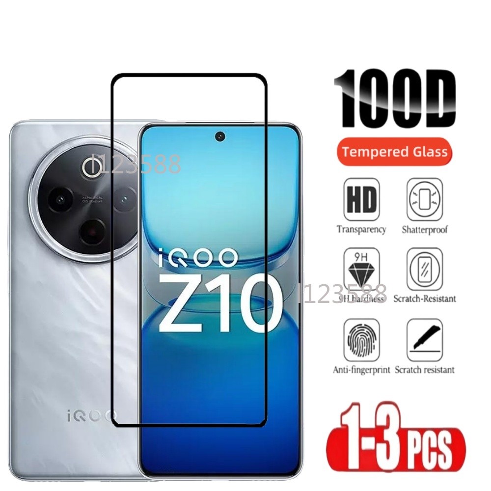 สําหรับ Vivo iQOO Z10 5G ป้องกันหน้าจอสําหรับ Vivo iQOO Z10 iQOO Z10x iQOO Z 10 IqooZ10 คลุมทั้งหมดก