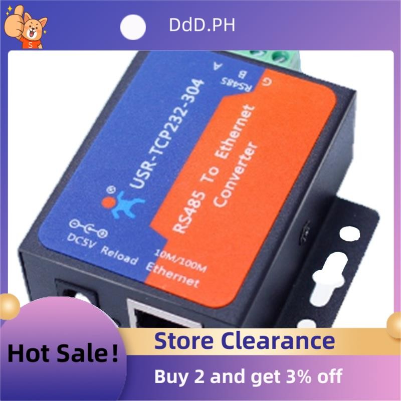 1 ชิ้น Modbus Serial Port RS485 เป็น Ethernet Converter Server Adapter - TCP232-304 การส่งข้อมูล DHC
