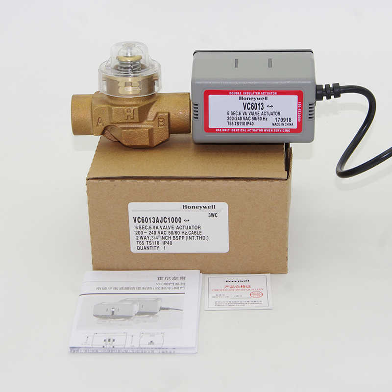 เหมาะสําหรับ Honeywell Electric Two-Way Electric Thermostat Valve VC6013/VC4013 6 จุด DN20