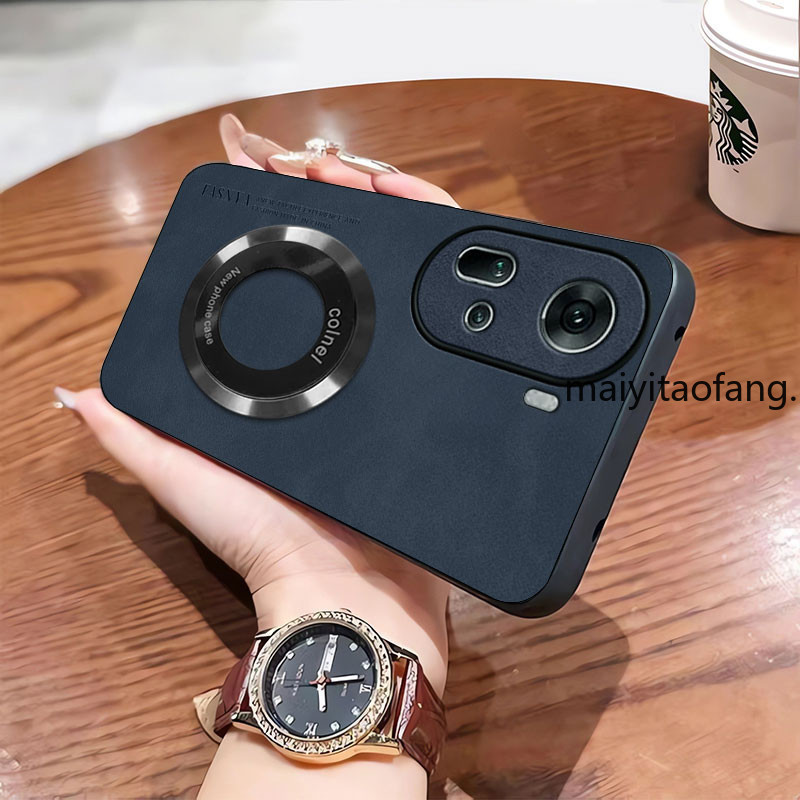 ปลอก OPPO Reno 11 5G OPPO Reno 11 PRO เคสโทรศัพท์ป้องกันการสั่นสะเทือนแหวนดูดแม่เหล็กฝาครอบป้องกันพร้อมและกันลื่นฝาหลัง ybpywcxq - รูปที่ 3