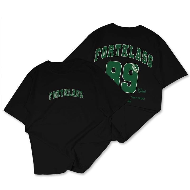 [RTY] ผ้าคอตตอน 220g. FortKlass Sports Regular Version เสื้อยืด Silk Screen Printing 24S 30S แขนสั้น