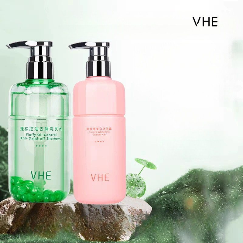 VHE VHE Hair shampoo Shower [การผสมผสานดูแลผิวต่อต้าน]โลชั่นบํารุงผิวกาย + แชมพูป้องกันการแข็ง