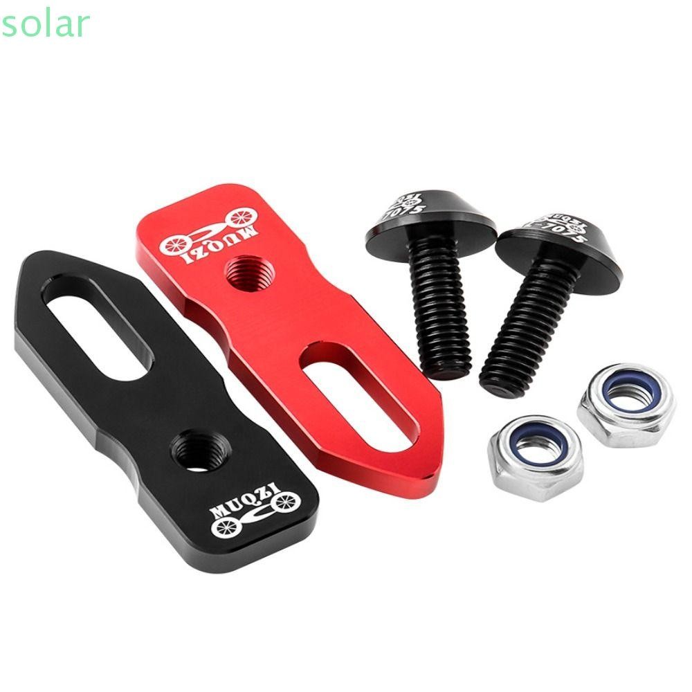 SOLARBUR อะแดปเตอร์ขยาย V-Caliper อลูมิเนียมอัลลอยด์ Universal Bike Caliper ส่วนจักรยาน 406 ถึง 452 สีดำ/สีแดงทนทานแปลงอะไหล่ส่ง