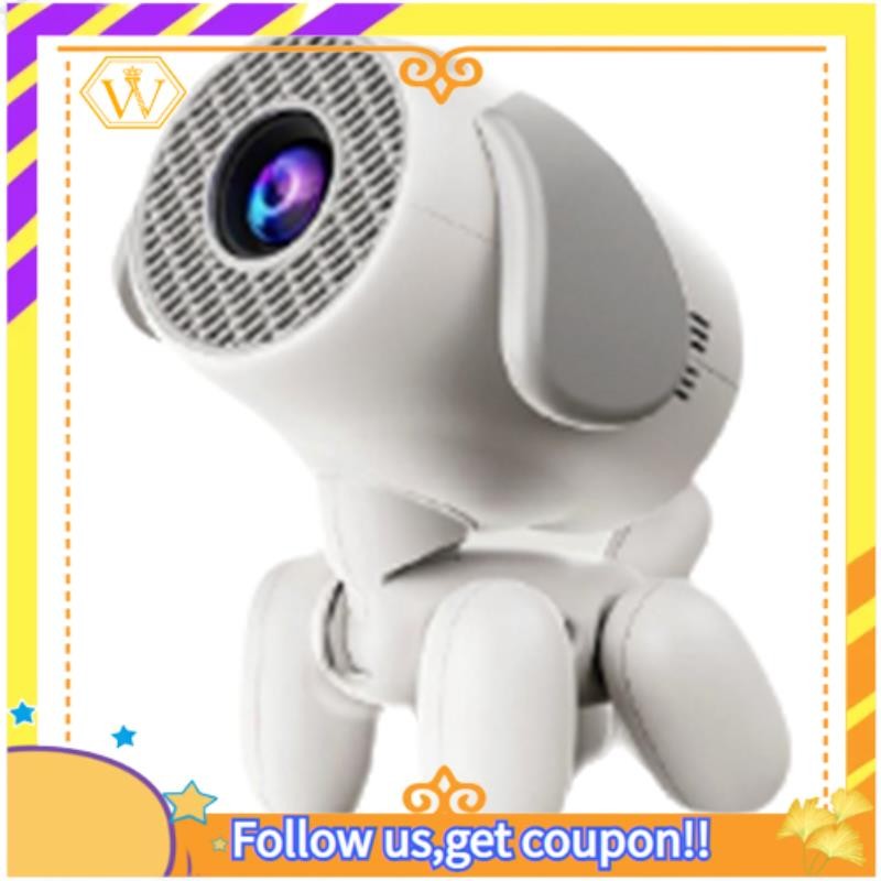 โปรเจคเตอร์ขนาดเล็ก JY320LI 720P แบบพกพา, WiFi6, BT5.0 - การใช้ภาพยนตร์และกลางแจ้ง, ปลั๊ก US