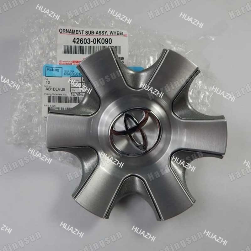 HZ 1/4 ชิ้นสําหรับ Toyota Fortuner 2005-2010 42603-0K090 ล้อ Hub Center Cap