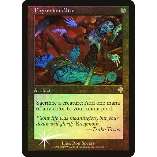 การ์ด EDH PlayTest - แท่นบูชา Phyrexian (สิ่งประดิษฐ์)