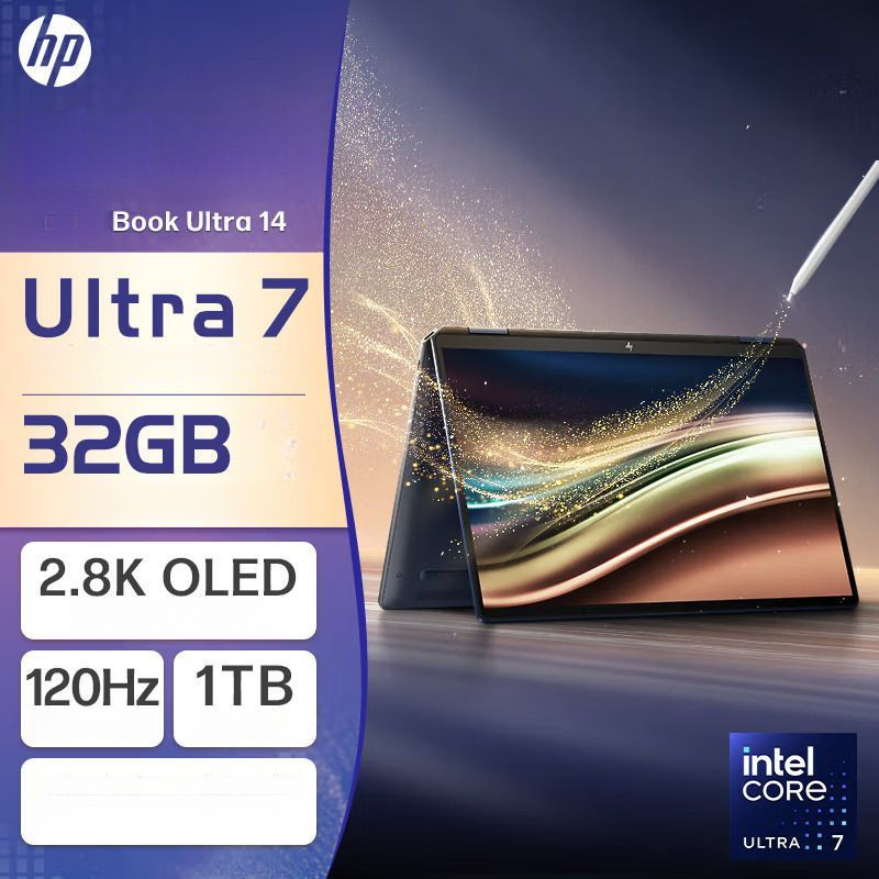 HP HP Star Book ultra 14นิ้วพลิกสัมผัสบางแล็ปท็อปเดิม spectre