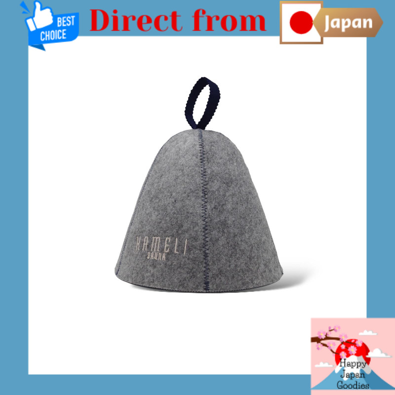 [KAMELI] Kameli Sauna Hat Tokyo-Origin Brand High-Quality Felt Quick-Drying Material Deep Fit Men's and Women's Wool Large Size [Direct from Japan]