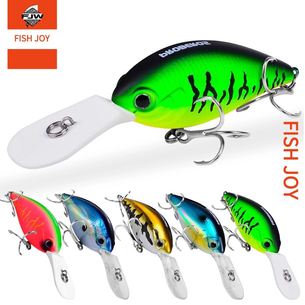 F107 ตกปลา ปลาปลอม เหยื่อเรืองแสง 3D ตาปลา สีสันสดใส ลายพราง ลายสาดสี ปลายแหลม สะพานเหยื่อ ราคาถูก Shopee Lazada