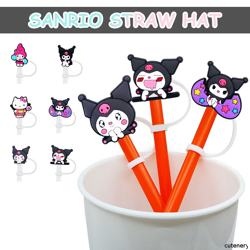 ✔Cutenery✔หมวกฟางกันฝุ่นลายการ์ตูนน่ารัก ขนาด 8-10 มม. หมวกฟาง