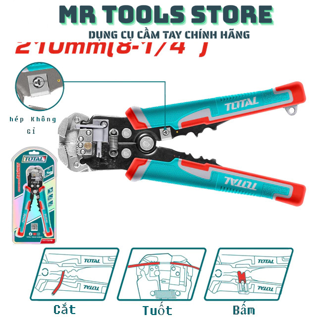 Total THT15246-THT เครื่องปอกสายไฟอัตโนมัติ/มัลติฟังก์ชั่นอัตโนมัติ152429