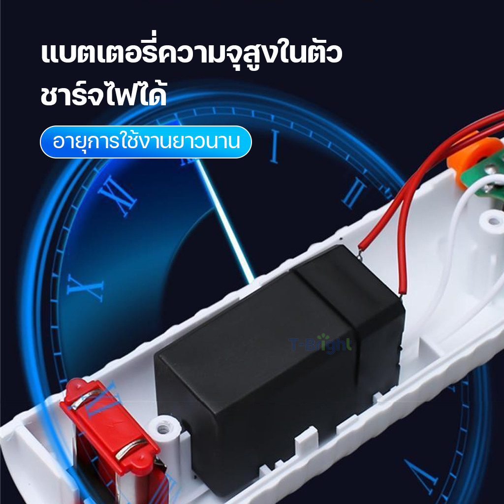 ไม้ตียุงไฟฟ้า ช็อตแรง 3500V ช็อตยุงและแมลงวันได้ ชาร์จไฟบ้าน ไฟเต็มทนทาน20วัน 3ชั้นเซฟตี้ เครื่องดักยุงเครื่องไล่ยุง - รูปที่ 3