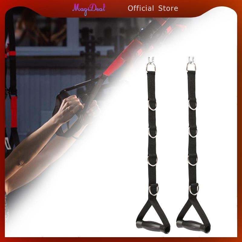 MagiDeal Tricep Bicep Strap Heavy Duty สําหรับ Facepulls Working Out Strength Training
