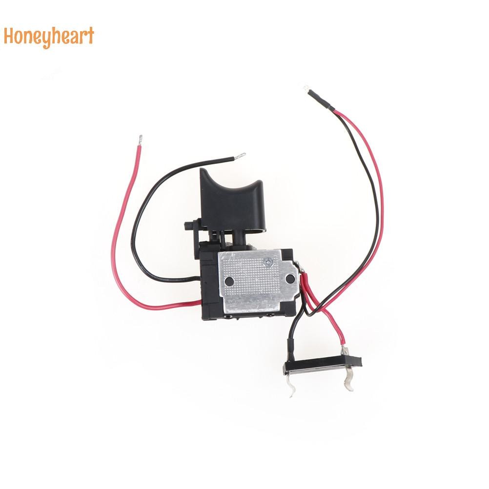 <Honeyheart> 7.2-24V สว่านไฟฟ้าการควบคุมความเร็วกันฝุ่นปุ่มกดทริกเกอร์