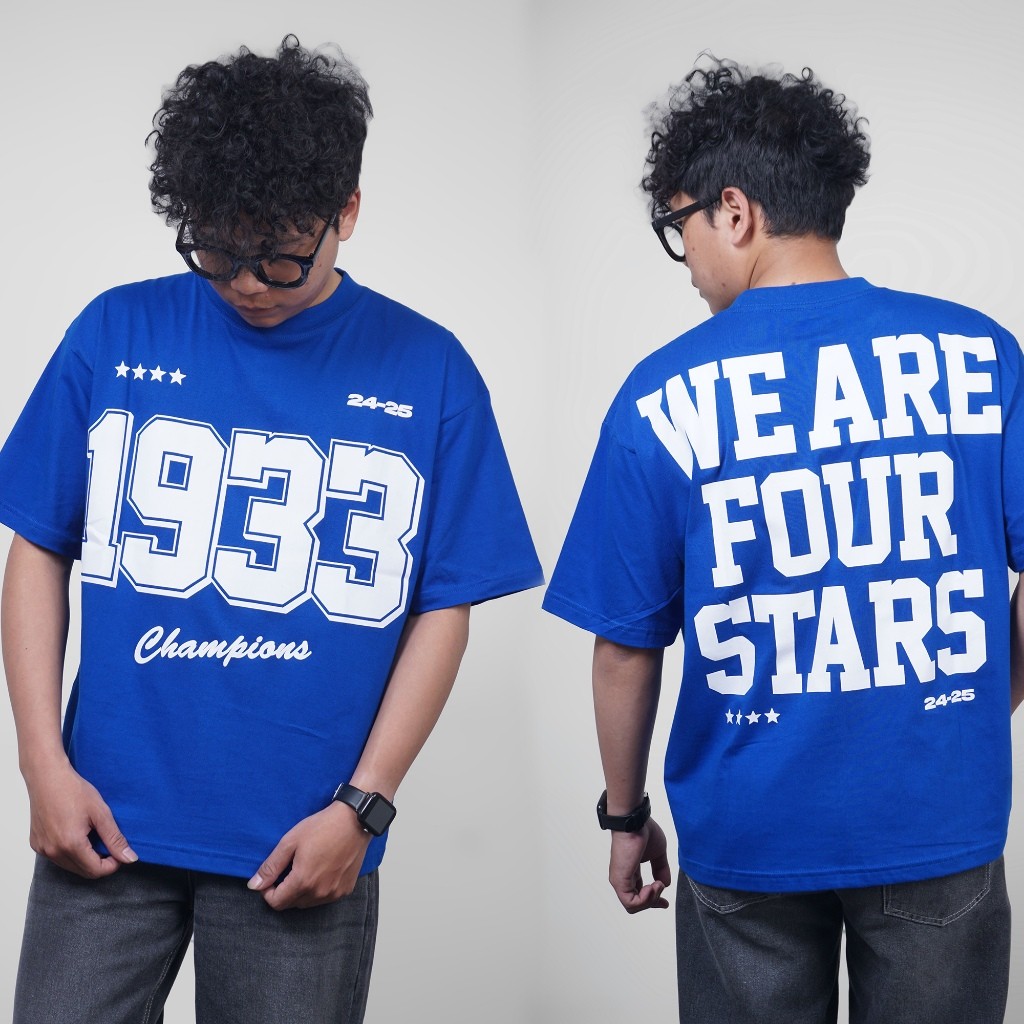 เสื้อยืด NEUTRAL YEAR สําหรับ STARS 1933 PERSIB ใหม่ล่าสุด NEUTRAL T-SHIRT - BROTHERHOOD NEUTRAL T-S