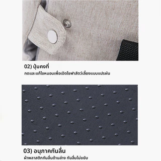 เบาะนั่งสัตว์เลี้ยง คาร์ซีทสําหรับสัตว์เลี้ยง เบาะนั่งสุนัข/แมว กระเป๋าที่นั่งสัตว์เลี้ยง พร้อมสายรัดป้องกัน