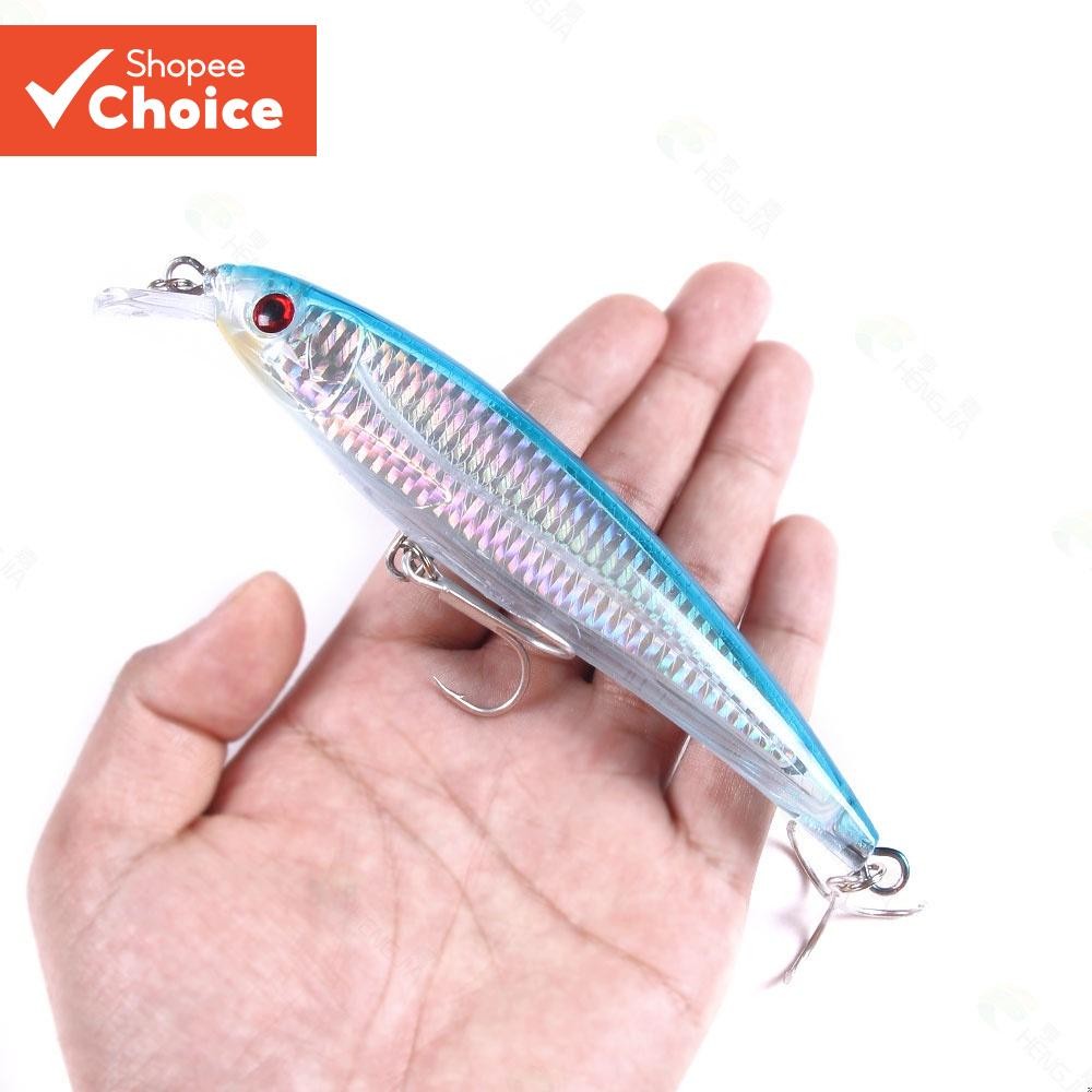 Hengjia 1 ชิ ้ น 16 ซม./42G Long Shot Big Minnow Fishing Lure Blood Slot Hook ลอย Hard เหยื ่ อ Tackle
