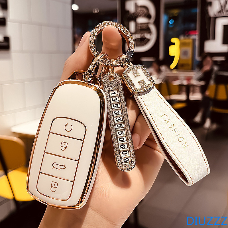 เคสกุญแจรถสําหรับ Chery Jaecoo J7 7 J8 Omoda 5 C5 Arrizo 5 6 PRO Plus Tiggo 7 8 ผู้ถืออุปกรณ์เสริมป้