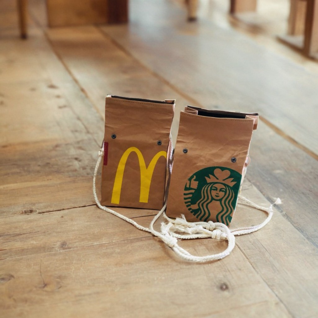 McDonalds Backpack Tyvek Bag Women 2025 ใหม่กระเป๋าเป้สะพายหลังความจุขนาดใหญ่ College Student Class Bag Cross-border