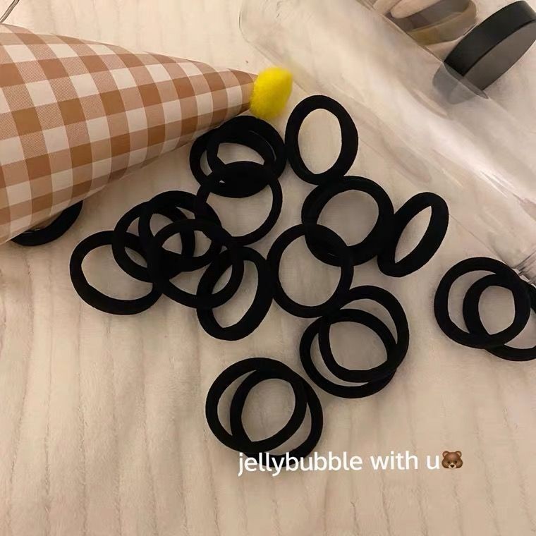 คาดศีรษะยืดหยุ่นสูงสีดำ ทำจากผ้านุ่มสบาย ใช้งานได้หลายโอกาส