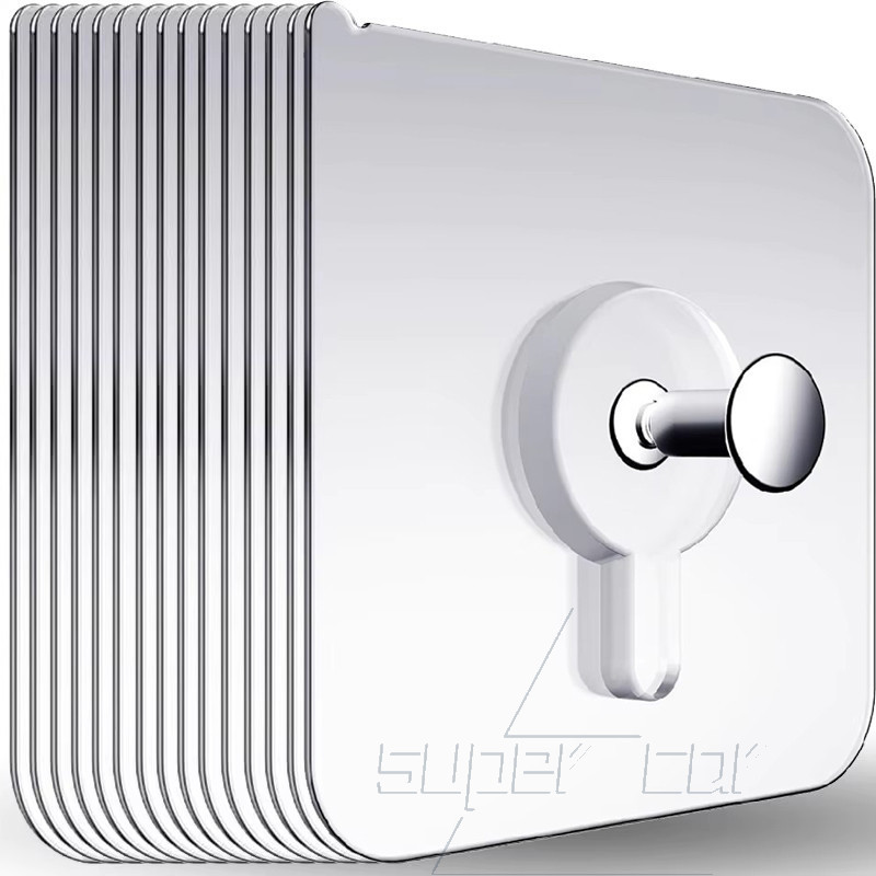 ตะขอมัลติฟังก์ชั่นที่ปราศจากเล็บ - ที่เก็บของติดผนังแบบมีกาวในตัวสําหรับโฮมออฟฟิศ, ห้องน้ํา, ห้องครัว - โซลูชั่นแขวนที่สร้างสรรค์สําหรับการจัดงา