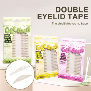 120 ชิ้นที่มองไม่เห็นติดด้วยตนเองสติกเกอร์ตาสองชั้นเทปตาโตธร…