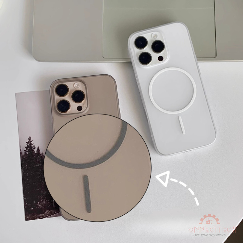 เคสแข็งแม่เหล็กโปร่งแสงบางเฉียบ for คสไอโฟน 17 11 13 14 15 16 Pro max เคส iPhone 16 14 15 13 Promax 14 15 Plus case - รูปที่ 3